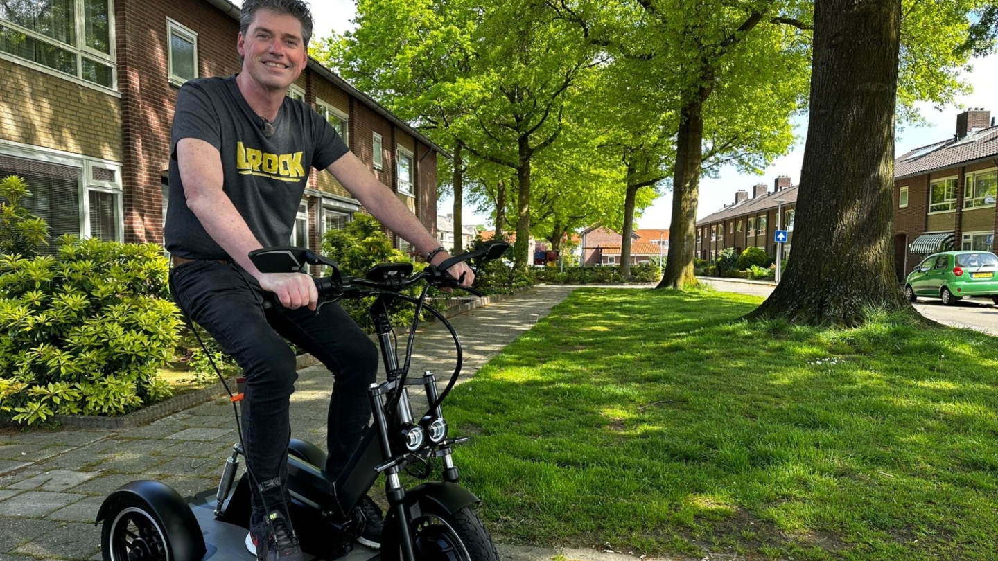 Martin kreeg MS en ontwierp de Joiny: 'Was nog niet klaar voor scootmobiel'